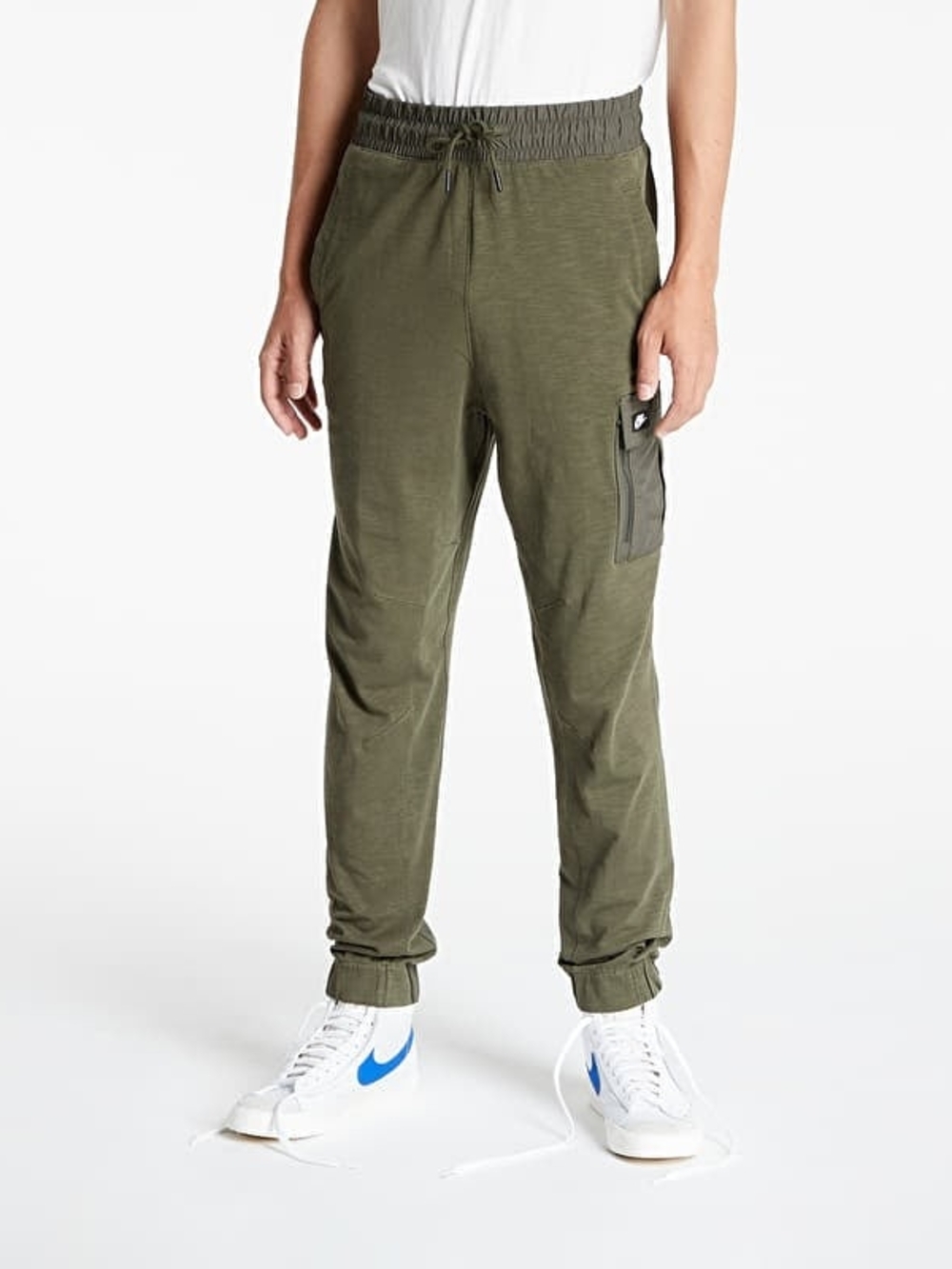 Men's Olive Green Cargo Jogger Pants XL
